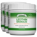 Lecytyna Granulki Suplement DEV124; Naturalna lecytyna sojowa Proszek jest doskonałym źródłem fosfatydylo choliny EVAR124; Wsparcie laktacji, Immune Function & Support Brain Health, 16 oz