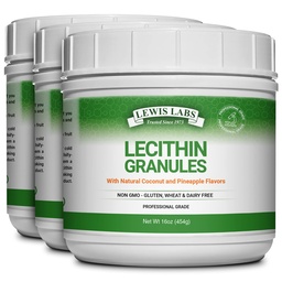 Lecytyna Granulki Suplement DEV124; Naturalna lecytyna sojowa Proszek jest doskonałym źródłem fosfatydylo choliny EVAR124; Wsparcie laktacji, Immune Function & Support Brain Health, 16 oz