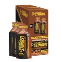 Miodowy Stinger Organic Karmel energii żel, Kofeina & Gluten Free, do ćwiczeń, Bieganie i wydajność, Sports Nutrition for Home & Gym, Pre and Mid Workout, 12 Pack, 13.2 unce