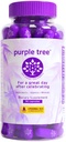 purpurowe drzewo Post- Celebration Wellness 124; Wspieranie wątroby, Napełniacz ciała, Szybkie nawodnienie 124; Dihydromyricetin DHM, Ostrze mleka, Elektrolity, Witamina B, Willow Bark, Quercetin (90 tabletek)