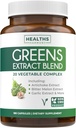 Super Zielone przeciwutleniacze Superfoods 2250mg Suplement - 20 Składników z opryskiwaczami, Grzyby, Korzenie, Czosnek, Melon Gorzałkowy, Karczoch, Seler, Pieprz Cayenne, Alfalfa NON GMO - 180 Kapsułki