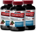 Oligomeric proanthocyanidins - Grape Seed Extract - Grape Seed Extract Capsules - Grape Seed Extract Capsules - Grape Seed Supplement - Grape Seed resveratrol - Prevent high Pressure - 3B 90 Capsules