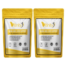 Anti Drink Liver Support Support Supplement- 15 + Kluczowe składniki do wsparcia Craving, Zdrowie wątroby, Kudzu, Otyłek mleka, Święty Bazylia, DHM, Wszystkie naturalne Czystość, Stopniowe Redukcja, Odżywiające tabletki uzupełniające (30 dni)