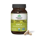 ORGANIC INDIA Amla kapsułki organiczne - indyjski suplement witaminy Gooseberry Herbal, suplement Amla, wsparcie immunologiczne, wegan, gluteny-free, Ayurvedic, przeciwutleniacz, Non-GMO - 60 kapsułki