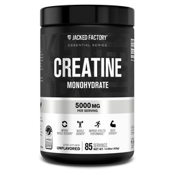 Jacked Factory Creature Monhydrate Powder 425g - 5g Codzienny suplement dla kobiet i mężczyzn, Wegan- Przyjazny weganom, Trzecia-Party Tested - 85 Sług, Unflavored