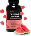 LEGION Creaine Monohydrate Gummies - Czysty suplement do żucia Creature for Strength, Endurance & Muscle Recovery - 30 Sour Arbuz Flavor Servings - Brak sztucznych aromatów lub słodzików