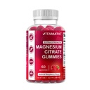Witamatyczna dodatkowa siła Gummies Magnezu - 255 mg (Magnez Elementalny) per Serving - 60 Wegańskich Gummies Supports Relaxation, Muscle & Nerve Function, Bone Health & Energy Production