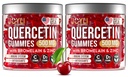2 Pack - JOYLI Quercetin Gummies with Bromelain, Cynk, Witamina C & D3 - Supplement Quercetin Free Support & Sezonowe Wellness - 500mg Quercetin dla dzieci i dorosłych - 60 Gummies per Pack