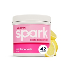 AdvoCare Spark - Energy Drink Mix - Suplement witaminy i aminokwasów - Wsparcie energii i ostrości - Przenośne wsparcie immunologiczne - Bez cukru - Różowa Lemoniada (10.5 oz)
