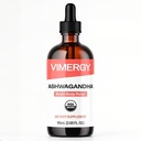 Vimergy Ashwagandha Organic Stress Relief, Liquid Extract 250 mg, 115 mL