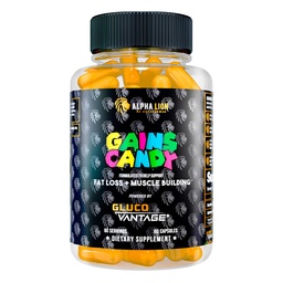 ALPHA LION zdobywa Candy, Suplement Pigułki, które wspierają utratę wagi, Muscle Building, Zmniejszenie tkanki tłuszczowej, Upgrade Energy & Workout Performance, 60 Kapsułki (DHB Berberine- GlucoVantage ®)