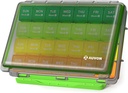 AUVON Moisture- Dowód Comiesięczny Pill Organizator, Duży 28 Dni Pill Box Case z usuwalnym 4 Tygodniowe wiolonczeli, Przyjazny do przechowywania olejów rybnych, Witaminy, Suplementy, Leki