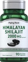 Piping Rock Shilajit Kapsułki 124; 2000mg 124; 90 Hrabia 124; Himalayan Fulvic Acid 124; Non- GMO, Gluten Free Supplement