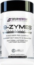 Cutler Nutrition 9- Zymes Digestive Suplement enzymatyczny: Zawiera bromelain, Proteka, Lipaza, Lactase & More, aby pomóc zmniejszyć wzdęcia, Poprawa wchłaniania i zmniejszenia gazu, 120 Słupki / kapsułki