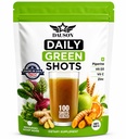 Codzienne zielone strzały - Superfood w proszku z Wheatgrass, Matcha, Beetroot, Ashwagandha, Turmeric & Prebiotyki - Immunitet & Wsparcie energetyczne - Vegan Zielonych Suplement - 100 Zdjęcia