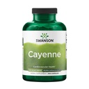 Swanson Cayenne - Suplement ziołowy Promowanie trawienia, krążenia i Metabolizm Wsparcie - Naturalna Formuła Może Wsparcie Zdrowia Serca - (300 Kapsułki, 450mg Każdy)