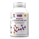 ANDREW LESSMAN Acetyl L- Karnityna 400 mg - 60 Kapsułki - Wsparcie dla układu nerwowego, tłuszcz i energia Metabolizm, Zdrowa funkcja mózgu, Zdrowy przepływ krwi do mózgu. Kapsułki.