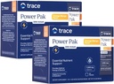 Tracle Minerals Power Pak Multivitamin i Multimineral Pakiety - Wsparcie elektrolitowe - 1200 mg witaminy C plus 70 + Tracle Minerals - Bez cukru - Pomarańczowy aromat mango - 60 Pakiety