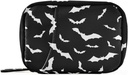 Pill Box Halloween Nietoperze 7 dzień Pill Case Travel Pill Organizer Bag z Zipper przenośny tygodniowy suplement witaminy posiadacz Pouch Bag
