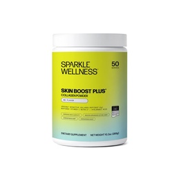 Sparkle Wellness VERISOL Bioactive Zhydrolizowany Kolagen Peptydy 124; Kolagen w proszku Suplement z witaminą C & kwas hialuronowy do włosów, skóry i paznokci zdrowie 124; Skóra Boost Plus (No Flavor) [50- Serves]
