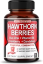 7 w 1 Ultra Hawthorn Berry z Uva Ursi Dandelion Cranberry Jabłko Cydr - Serce, Kinney Health Support