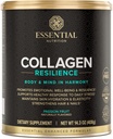 Esencjonalny Kolagen odżywczy Resilience - Zhydrolizowany Kolagen Peptydów Proszek z kwasem hialuronowym, Krzem, Amino- Kwasy i Passion Flower Extract - Passion Fruit - 14.3 oz (30 Sług)