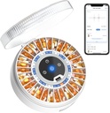 Zoksi Premium 31- Automatyczny dozownik do odbiorników z odciskami palców i kluczami, Inteligentny Organizator Medykacji z Alarmem i światłem, Elektroniczny Organizator Pill dla osób starszych i fałszerstwa