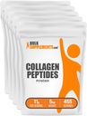 BulkSupplements.com Collagen Peptydes Powder - Bovine Collagen Powder, proszkowany suplement Collagen - Hydrolizowane i Gluten Free, 11g na Serving, 1kg (2,2 kg) (Opakowanie 5)