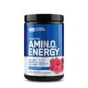 Optimum Nutrition Amino Energy - Wstępne ćwiczenia z zielonej herbaty, BCAA, Amino Acids, Keto Friendly, Green Coffee Extract, Energy Powder - Blue Malina, 30 Servings (Packaging May Vary)
