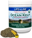 Life Line USDA Certified Organic Ocean Kelp dla zwierząt domowych i zwierząt gospodarskich 124; Wspiera zdrowie skóry i płaszcza, funkcje immunologiczne i higiena dentystyczna 124; Promuje metabolizm i redukuje plagę i wysypki - 16 oz