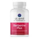 DR. EMIL NUTRITION Berberine 500mg kapsułki 124; suplement cynamonowy 124; MTC Oil & Milk Thistle 124; Berberine HCL XI124; Made in The USA XIX124; 30- Day Supply