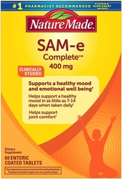 Natural Made SAM- e Complete 400 mg - 60 tabletek powlekanych
