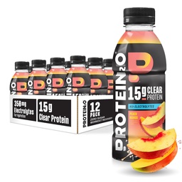 Protein2o 15g Białko serwatki Infused Water, Peach Mango, 16.9 Butelka Oz (Opakowanie 12)
