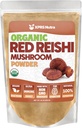XPRS Nutra Organic Red Reishi Mushroom Powder - Premium Reishi Powder for Cognition - Vegan Reishi Mushrooms for Longevity and Energy (16 Ounce)