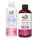 MaryRuth 's Women' s Multivitamin + Liposomal wzrostu włosów (Peach) & Żelazny płyn (Berry) 124; Czysty projekt etykiet zweryfikowany ® Bilans 124; Suplementy dla urody, odporności, & Ogólny stan zdrowia 124; Wegan, Non-GMO, Gluten- Free