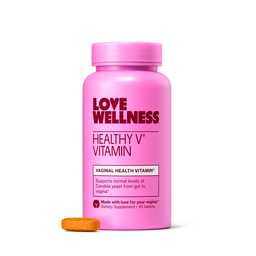 Miłość Wellness Zdrowa V Witamina 124; Kobiecy suplement zdrowia pochwy 124; pH Równowaga, Gut Zdrowie i suplement immunologiczny 124; Równowaga Candida Yeast z Turmeric, Czosnek i olej kokosowy