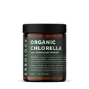 Erbologia Organic Chlorella Powder 3.2 oz - 45 Służenia - Zrównoważony Odżywiony w Hiszpanii - Body Cleansing and Immunity Support - Bogate w Chlorofil, B Witaminy, Żelazo i Fosforus - Wegan - GMOFree