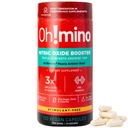 Oh! mino L- Argininowy suplement tlenku azotu - suplement do przepływu krwi, Azot azotowy w / buraka cukrowego proszek dla energii, Focus, Endurance, Muscle Building - Pre & Post Workout (120- Count, 30 Servings)