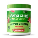 Niesamowita energia mieszania trawy: Smoothie Mix, Super Zielonych proszku i roślin Kofeina oparta z Matcha zielona herbata i buraka korzeń proszku, Arbuz, 30 Słupki (Packaging May Vary)