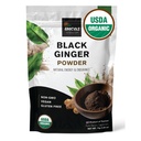 INCAS 100% USDA Organic Thai Black Ginger Powder For Men 2.65 Ounce from Thailand Non GMO Verified Herbal Supplement for Natural Energy & Endurance