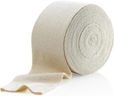 Elastyczne tubular wsparcia Bandaż Rozmiar F, 10M Box - Naturalny kolor (4 "x 33 Stopy) dla dużych bandaż wsparcia kolana - średnie do dużych Thigh, Cotton Spandex