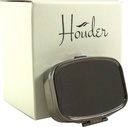 Houder Classy Gray Metal Pill Box Ozdobne pióro skrzynka z upominkiem - Nosić swoje leki w stylu (prostokątny)