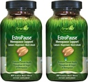 Irwin Naturals EstroPause Menopauza & Wsparcie dla zdrowia kobiet - 80 Płynne żele soft- Delikatny Hormonal Balance Formuła - 2 Pack
