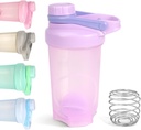 D.Y.A 16oz Purple Sports Shaker Butelka do shakes protein, pre Workout, Travel, BPA Free & Zmywarka Sejf