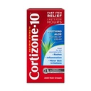 Cortizon- 10 Maksymalna siła kojąca Aloe Itch Relief Cream, 1% Hydrokortyzon, Fast- Acting, Anty- Itch Cream for Bug Bites, Rash, Eczema, Łuszczyca, Poison Ivy, Oak, Sumac & More, 1 oz