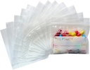 Serfeymi Pill Bags for Travel Pill Pouch Organizer Pack of 240 BPA Free 3 x 2,75 cala wielokrotnego użytku Pill Pouches for Medicine with Write on Label & Zipper Seal Waterproof AM PM Pill Baggies for Supplements