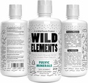Wild Elements Gut Support Fulvic Acid Mineral blend derived from Ancient Plant Deposits, Heal Gut Linning, Ulepszenie kognicji i odporności, 70 + Minerals, All Natural, 32 oz