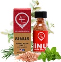 4Elementum Sinus Himalayan Salt Inhaler - Infused with Natural Eucalyptus, Peppermint and Rosemary - Supports Relief from Allergies, Colds, and Congestion