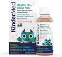 KinderMed Infants 'Daytime Cough Plus, Organic Agave Syrop i English Ivy Leaf Extract, No barwniki, Brak sztucznych aromatów lub słodzików, Non-GMO, dla niemowląt 2 Miesiące +, Natural Cherry Flavor (2 Fl Oz)