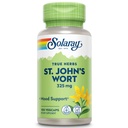 SOLARAY St Johns Wort 325 mg Whole Aerial - Health and Mood Supplement - 60- Day Money Back Guarantee - Non-GMO, Vegan, Lab Verified (100 CT)